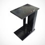 Hanah Home Pasific C Mesa Auxiliar Blanco y Negro 30x61x43 cm